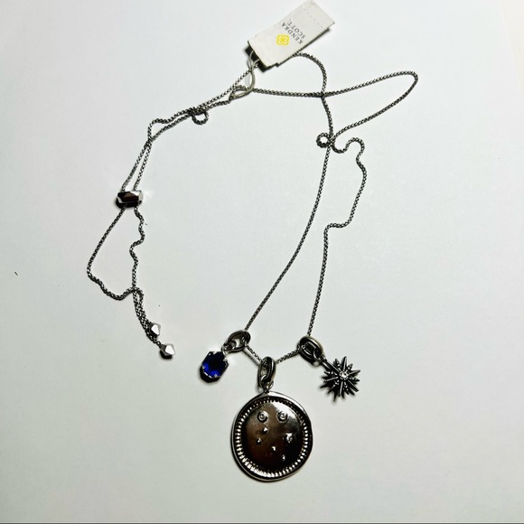 NWT KENDRA SCOTT HOROSCOPE LIBRA CHARM COIN PENDANT NECKLACE - Picture 4 of 9